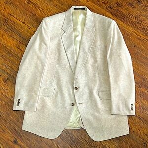 Vintage Cream Alexandre of England Bespoke Blazer